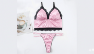 Lace Lingerie Set – Embroidered Bra & Panty