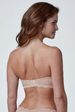 Goddess Plunge Strapless Bra - Cashmere