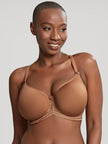 Cari Moulded Spacer T-Shirt Bra - Caramel