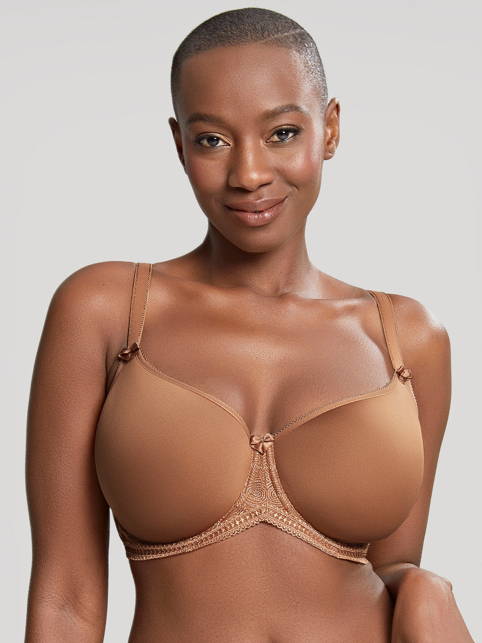 Cari Moulded Spacer T-Shirt Bra - Caramel