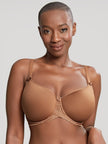 Cari Moulded Spacer T-Shirt Bra - Caramel
