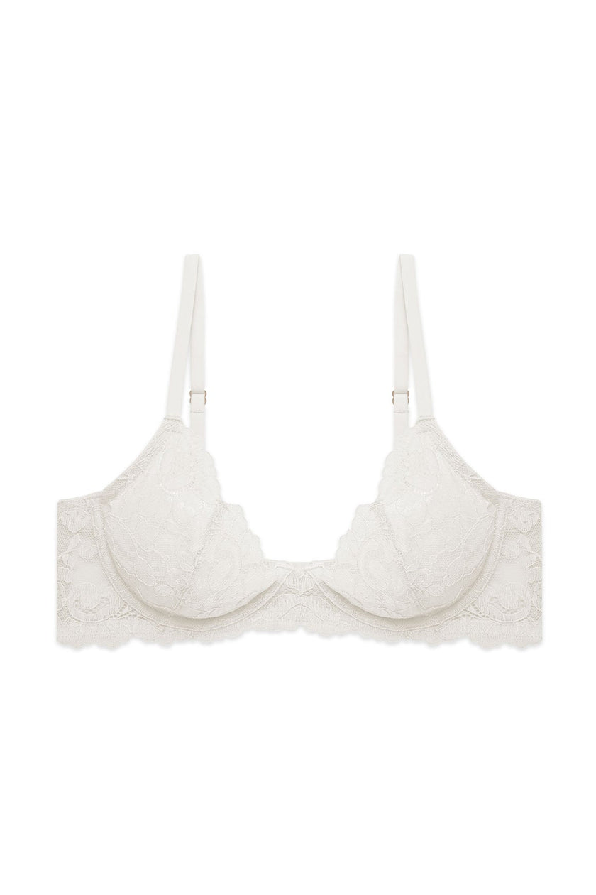 Peony Unlined Bra - Light Ivory