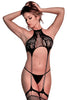 S148 Gartered Body Stocking & G-String