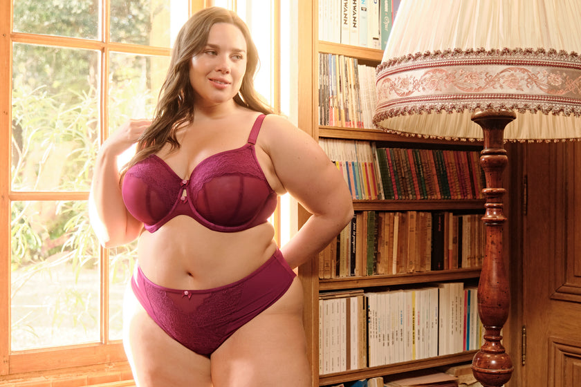 Natalia Full Cup Bra - Bordeaux