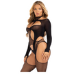 Fishnet Bodystocking Layered Teddy