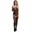 Suspender Rhinestone Bodystocking