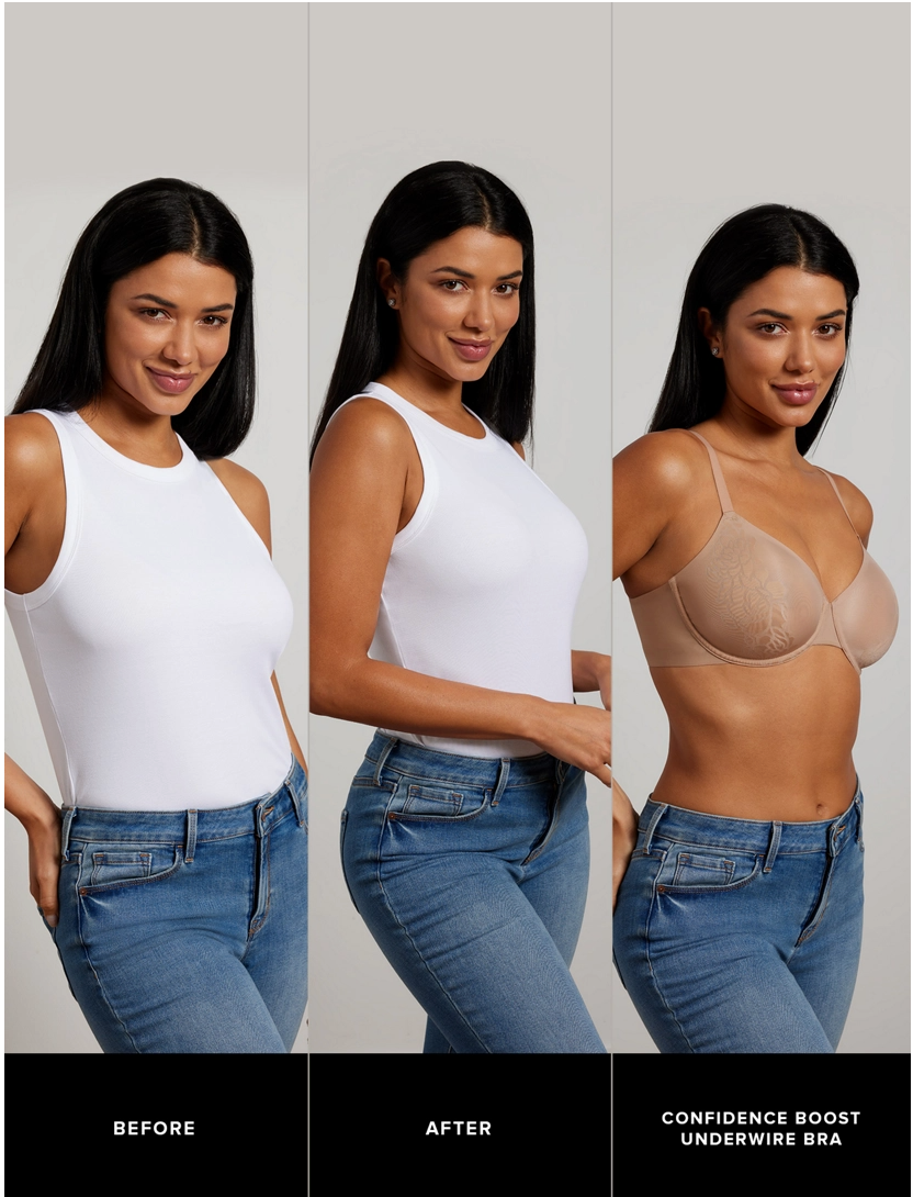 Confidence Boost Underwire Bra - Lilac