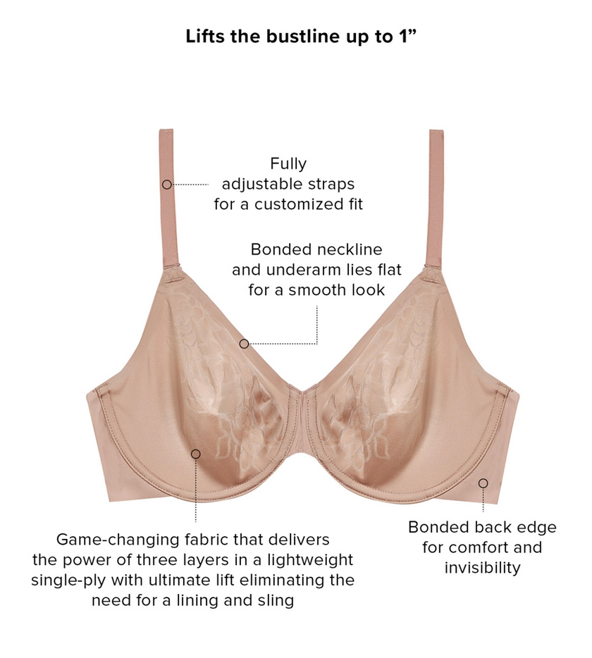 Confidence Boost Underwire Bra - Lilac