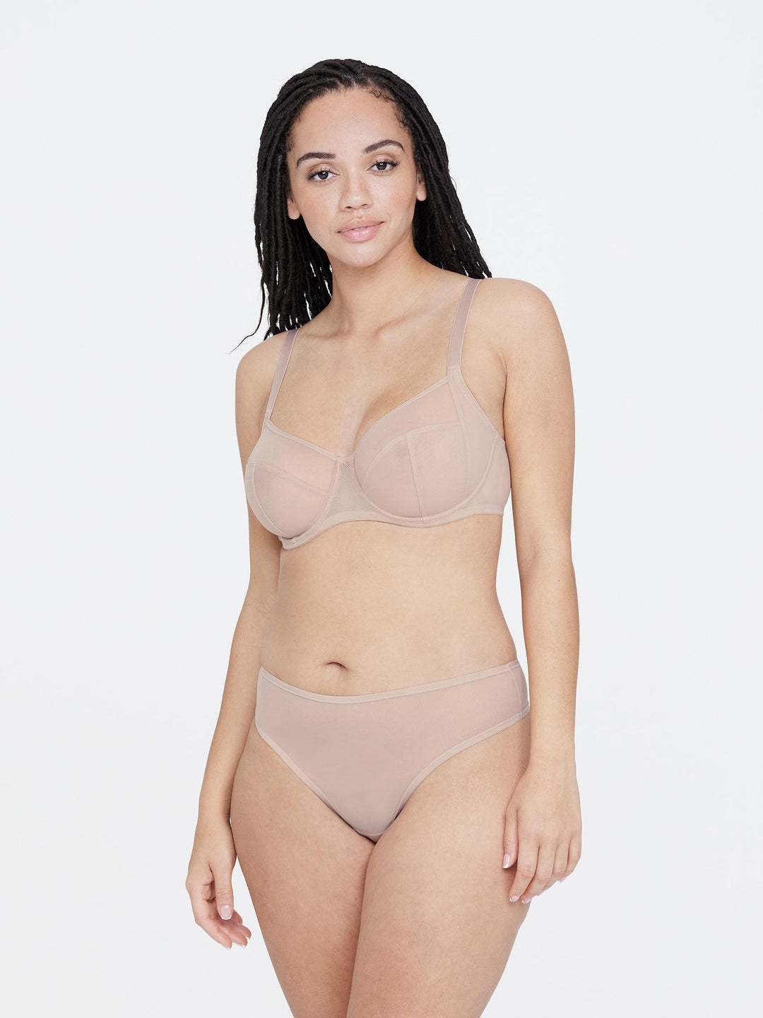 Spellbound Sheer Side Support Bra - Nylon