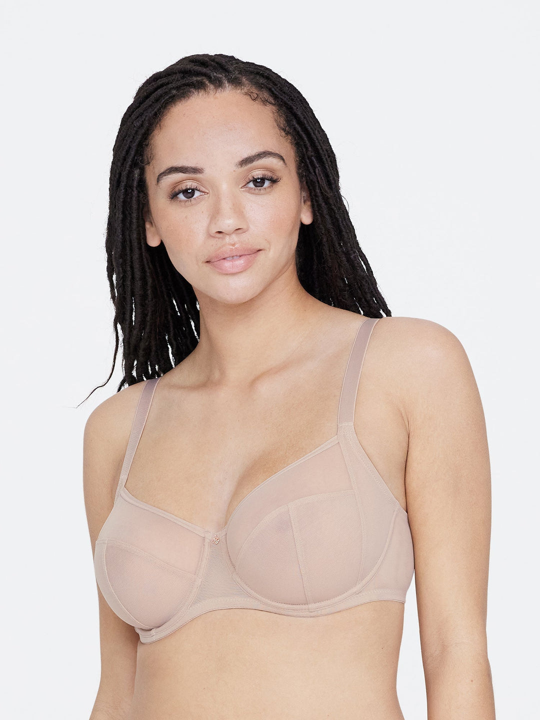 Spellbound Sheer Side Support Bra - Nylon