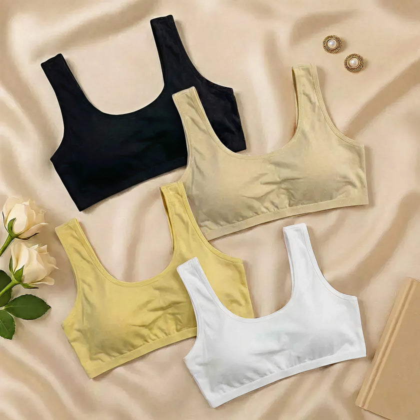 Teenage Cotton Bidi Bra – Non Padded, Wireless Comfort