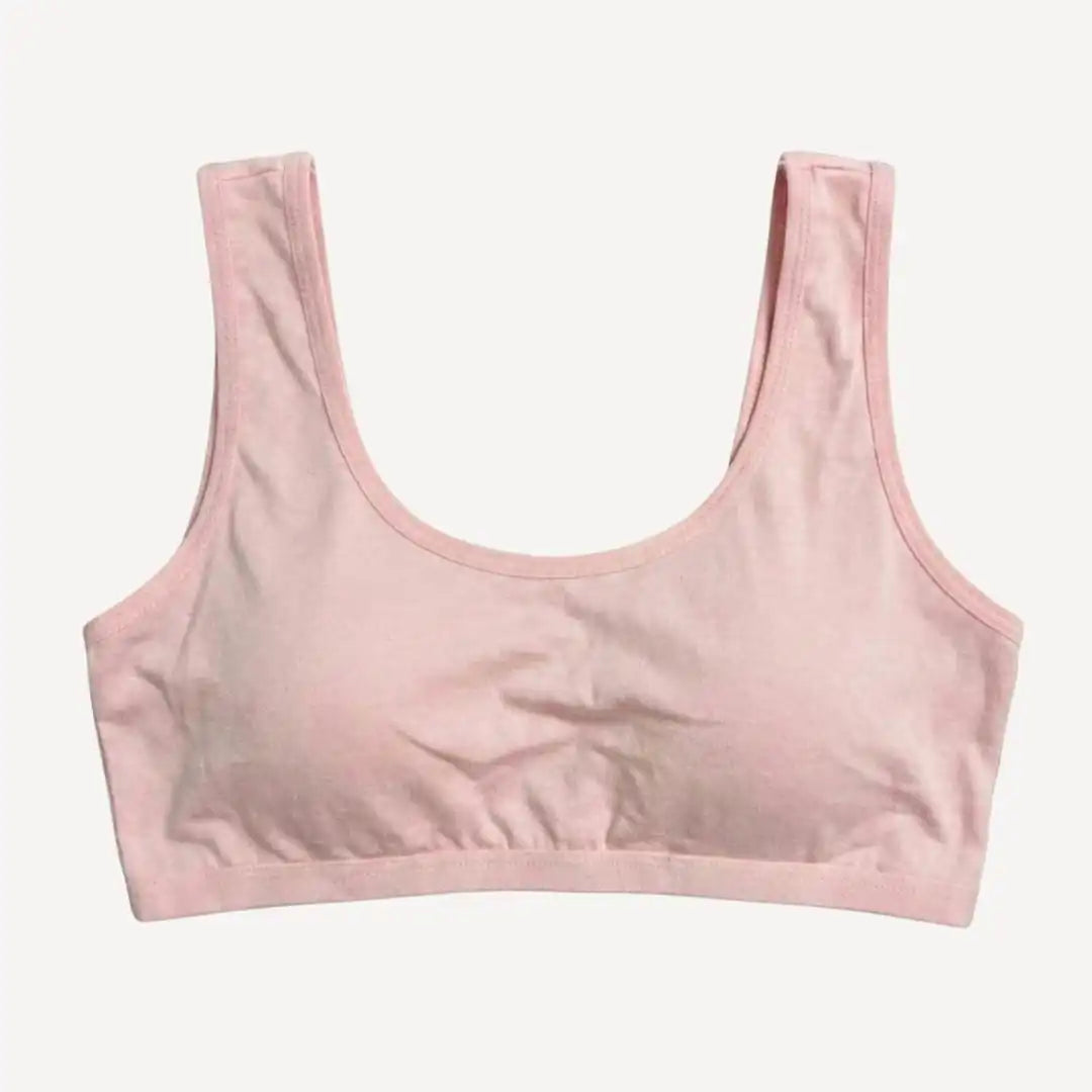 Teenage Cotton Bidi Bra – Padded, Wireless Comfort-yellow-black-white-pink