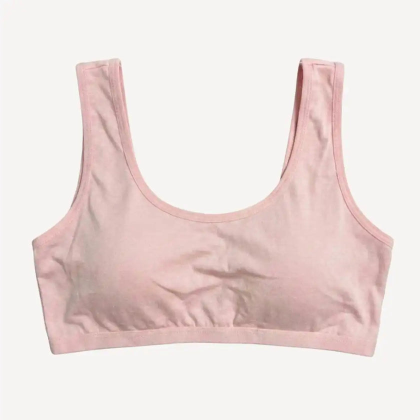 Teenage Cotton Bidi Bra – Padded, Wireless Comfort-yellow-black-white-pink