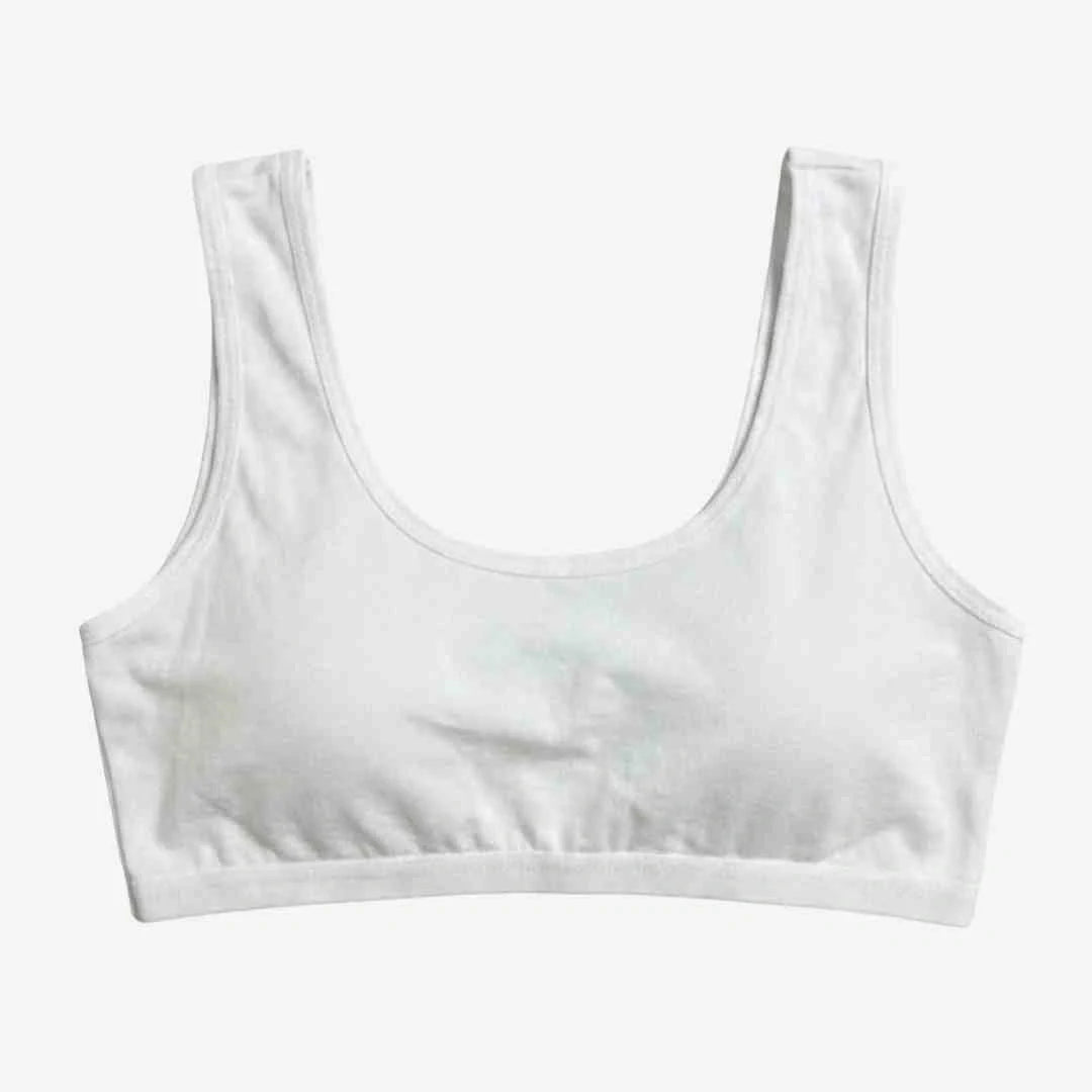 Teenage Cotton Bidi Bra – Padded, Wireless Comfort-yellow-black-white