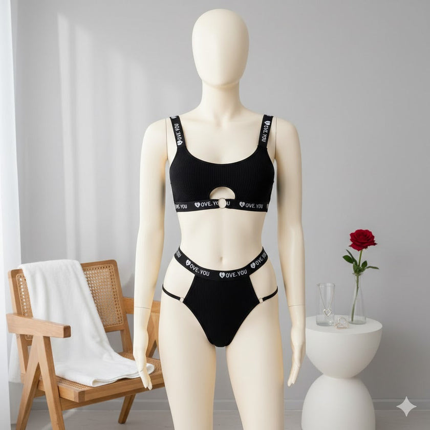 Lace Lingerie Set – Embroidered Bra & Panty | Lingeress