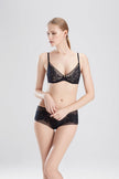 Flora Contour Bra - Black
