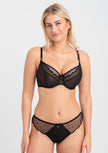 Melania Balconette Bra - Black