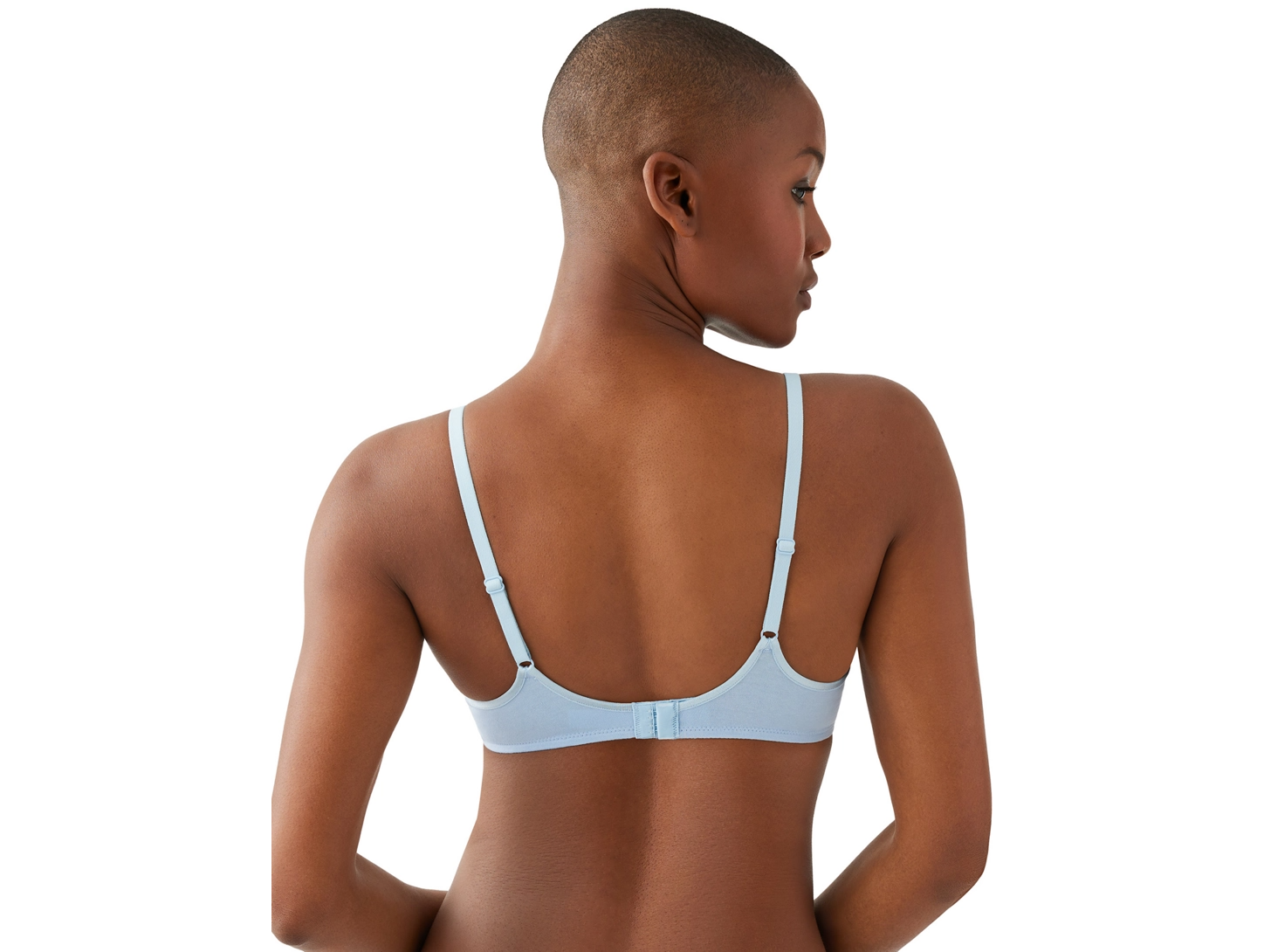 Cotton To a Tee Scoop UW Bra - Dream Blue