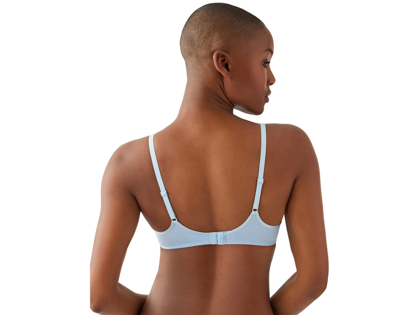 Cotton To a Tee Scoop UW Bra - Dream Blue