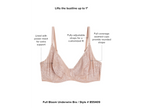 Full Bloom Underwire Bra - Black