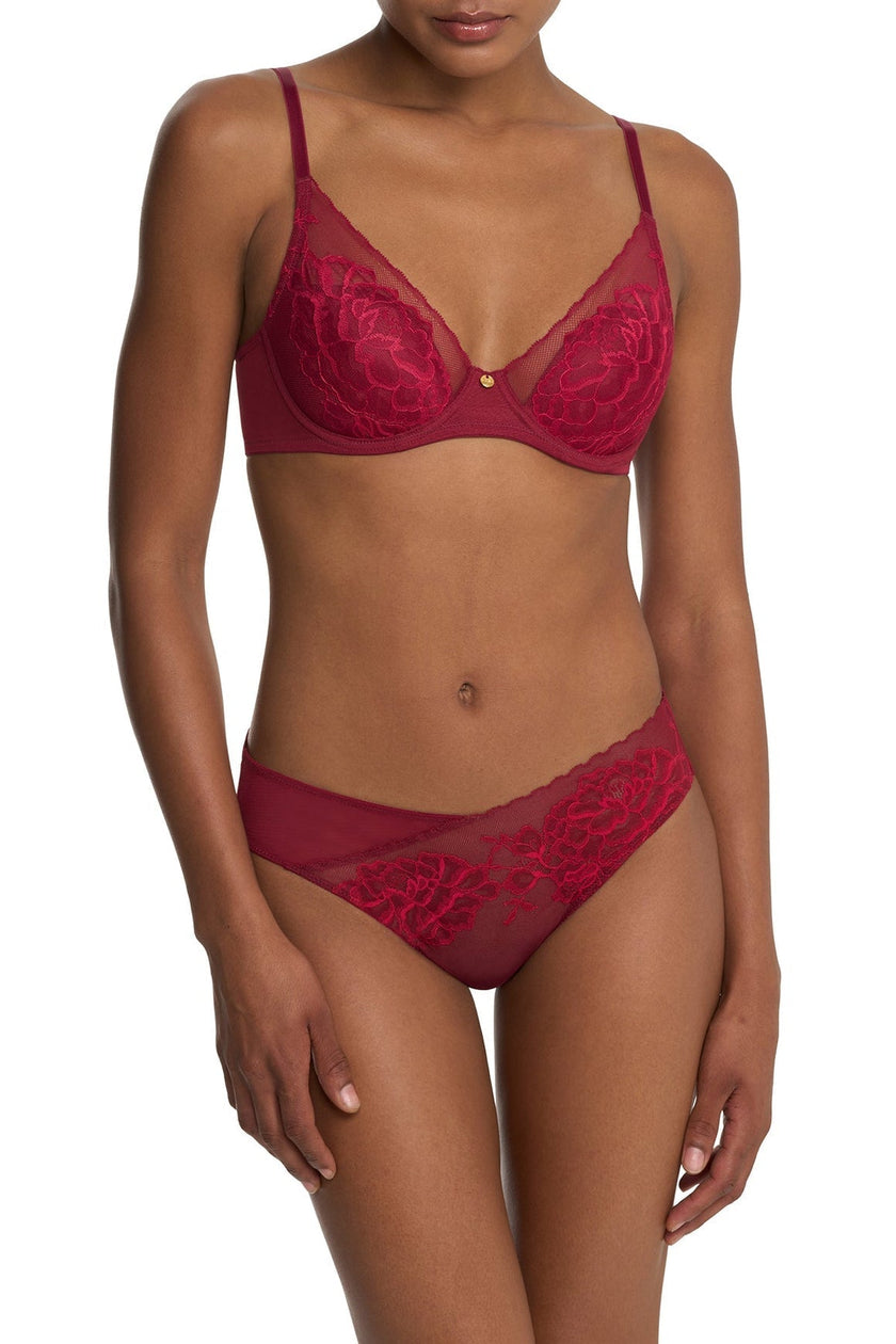 Flora Contour Bra - Dark Red/Bonfire