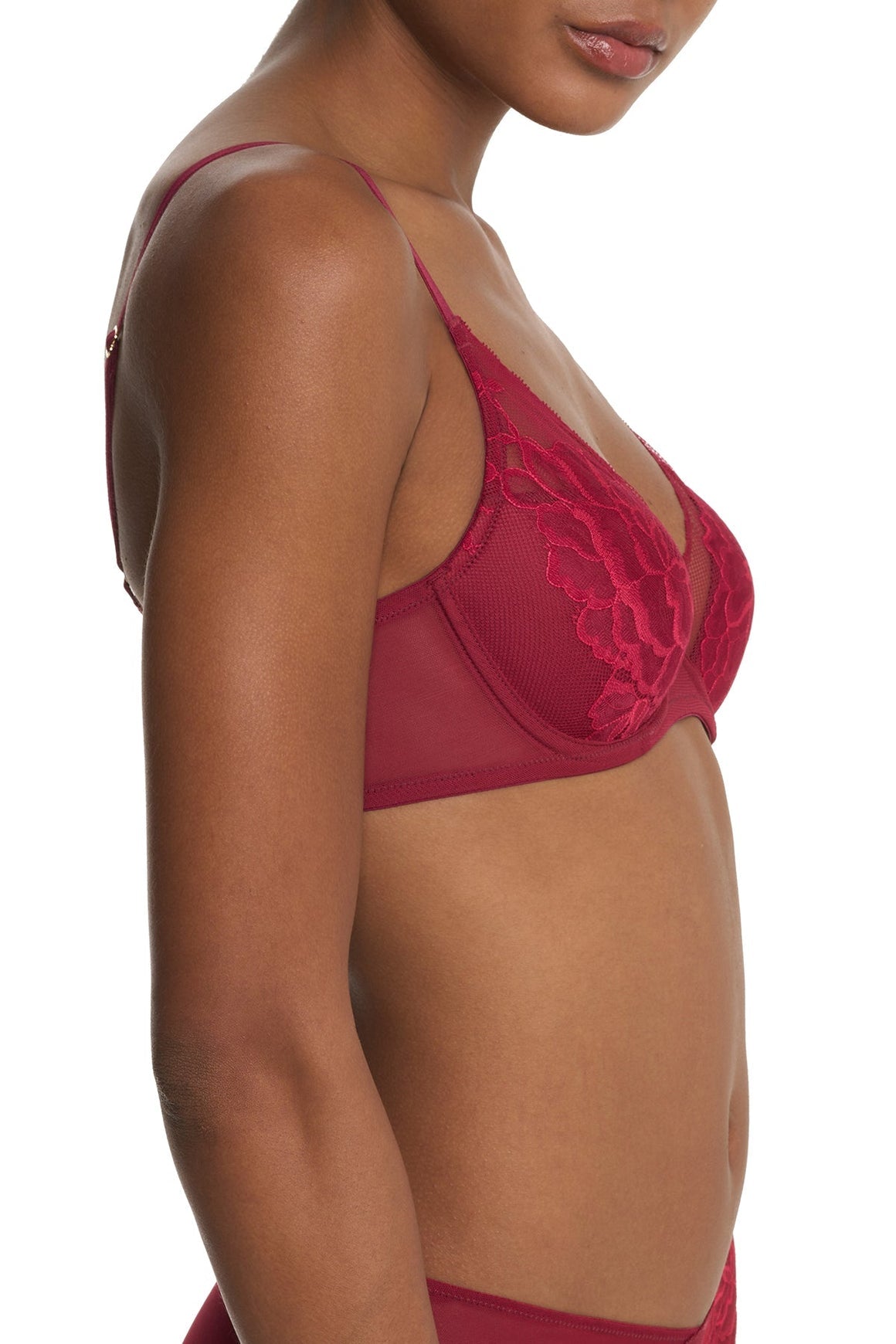 Flora Contour Bra - Dark Red/Bonfire