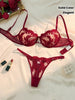 Lace Lingerie Set – Embroidered Bra & Panty