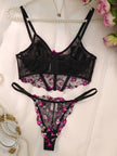 Lace Lingerie Set – Embroidered Bra & Panty | Lingeress