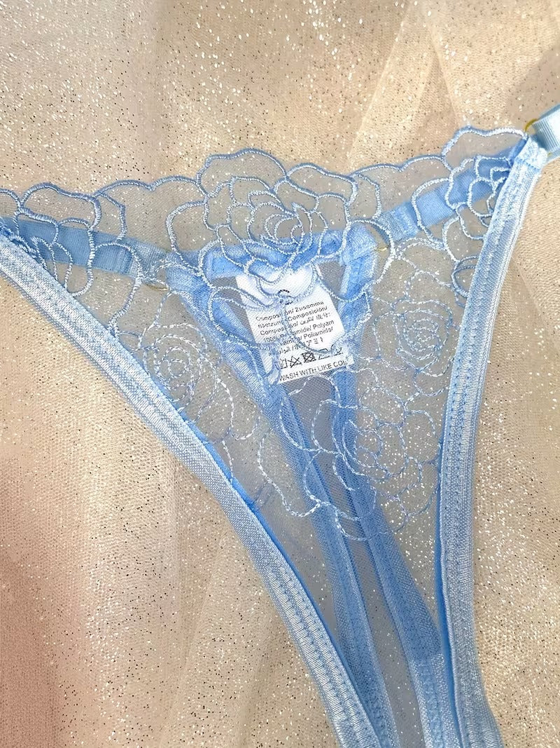 Lace Lingerie Set – Embroidered Bra & Panty | Lingeress