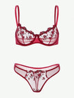 Lace Lingerie Set – Embroidered Bra & Panty