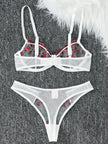 Lace Lingerie Set – Embroidered Bra & Panty