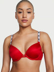 Cherry Pop Embroidery Push-Up Bra