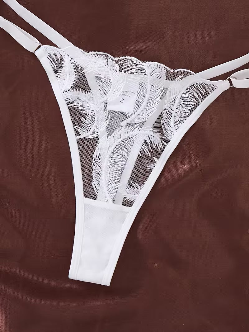 Lace Lingerie Set – Embroidered Bra & Panty | Lingeress