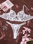 Lace Lingerie Set – Embroidered Bra & Panty | Lingeress