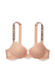 Scattered Shine Strap Push-Up Bra