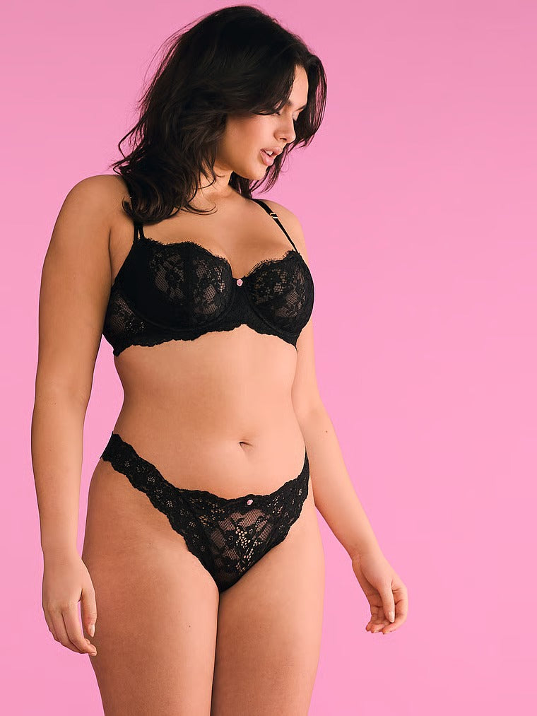 Wicked Unlined Lace Balconette Bra