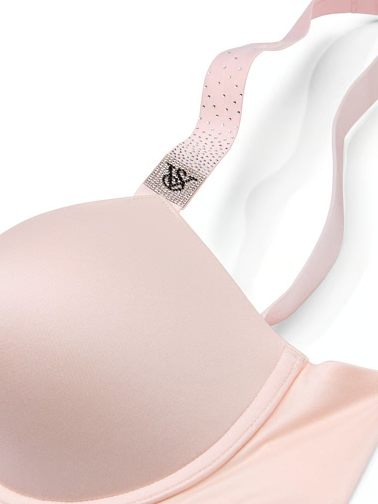 Scattered Shine Strap Push-Up Bra