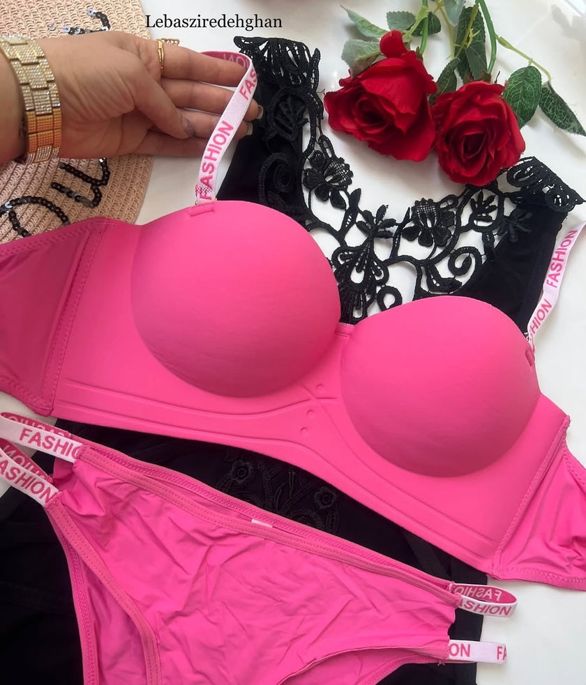 Lace Lingerie Set – Embroidered Bra & Panty | Lingeress