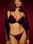 Cherry Pop Embroidery Push-Up Bra