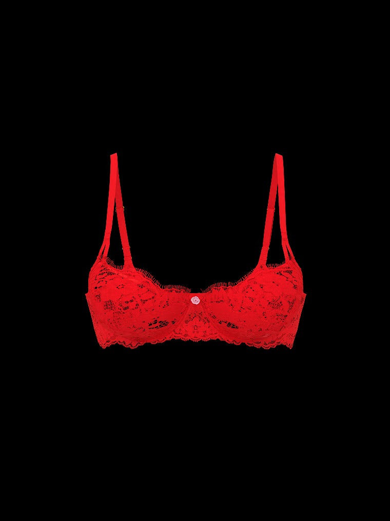 Wicked Unlined Lace Balconette Bra