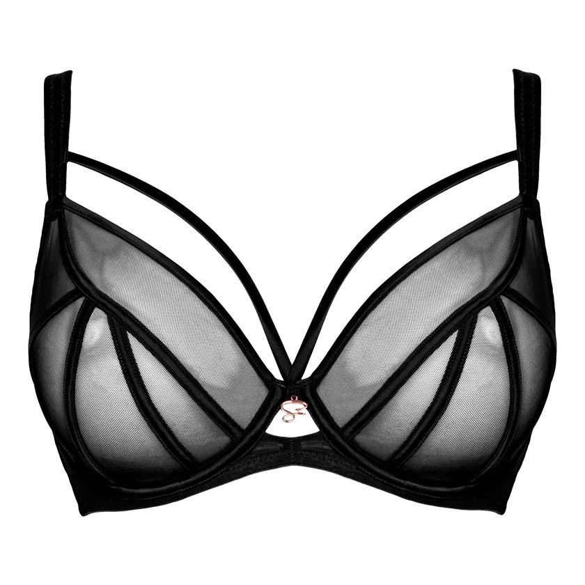 Senses Plunge Bra - Black
