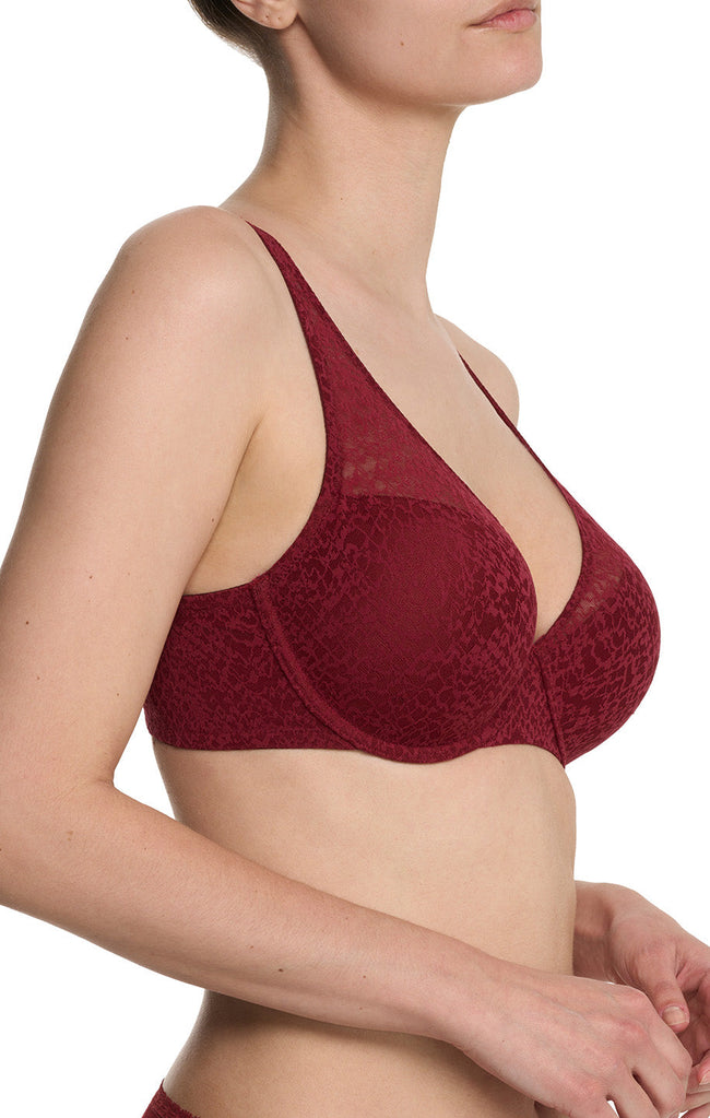 Pretty Smooth Bra - Dark Red