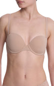 Minimal Strapless Contour Bra - Cafe
