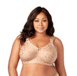 Jaquard Softcup Wireless Bra - Mocha