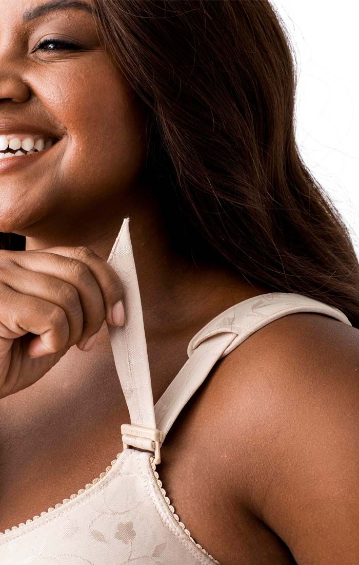 Jaquard Softcup Wireless Bra - Mocha